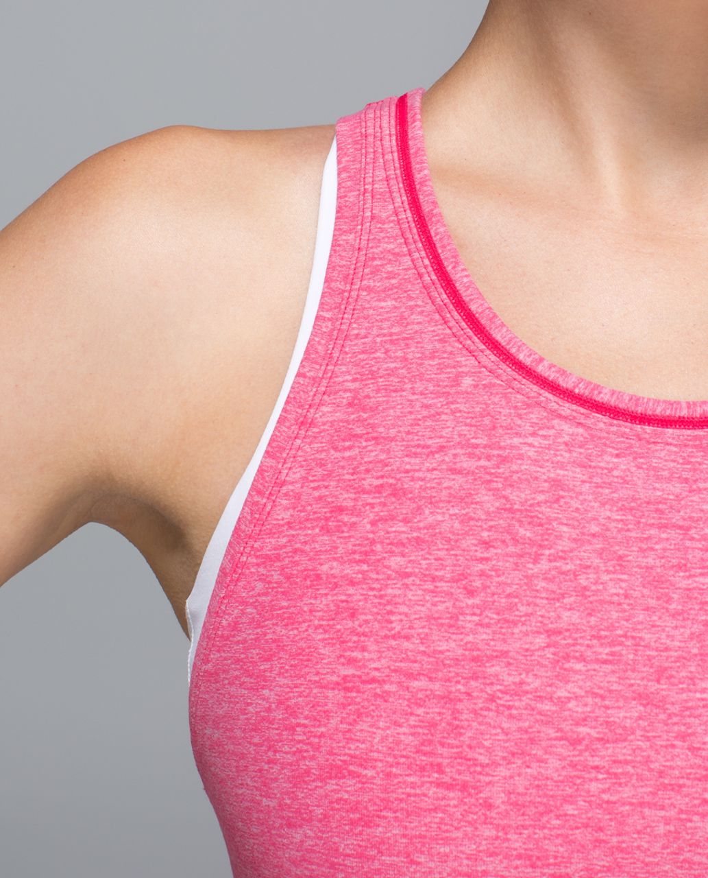 Lululemon Think Fast Tank - Heathered Boom Juice