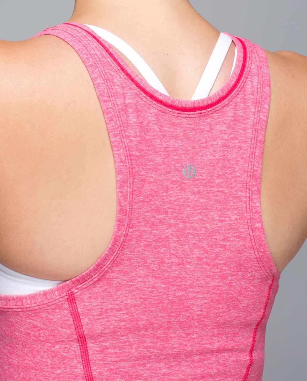 Lululemon Think Fast Tank - Heathered Boom Juice