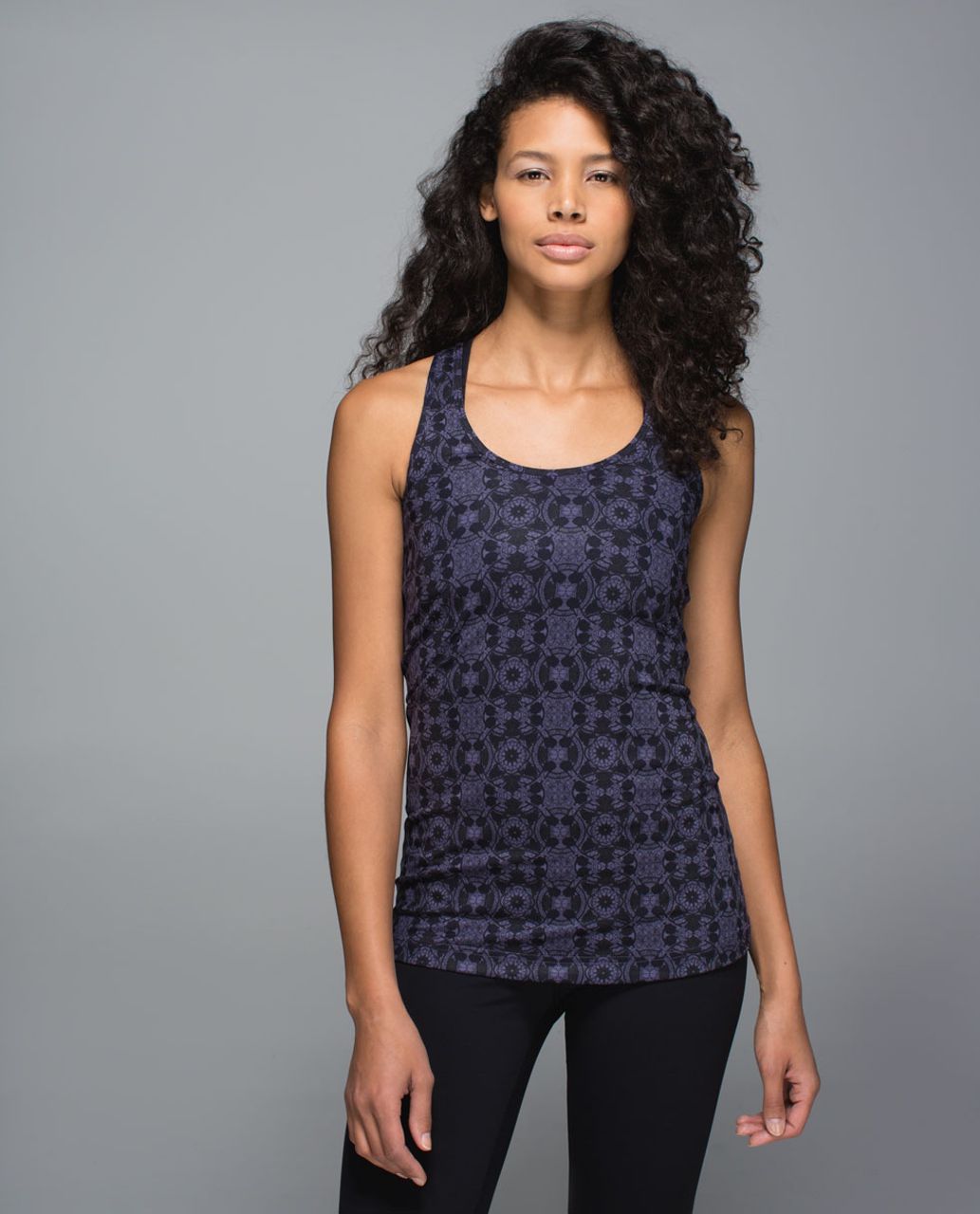 Lululemon Cool Racerback - Mini Prisma Nightfall Black Grape