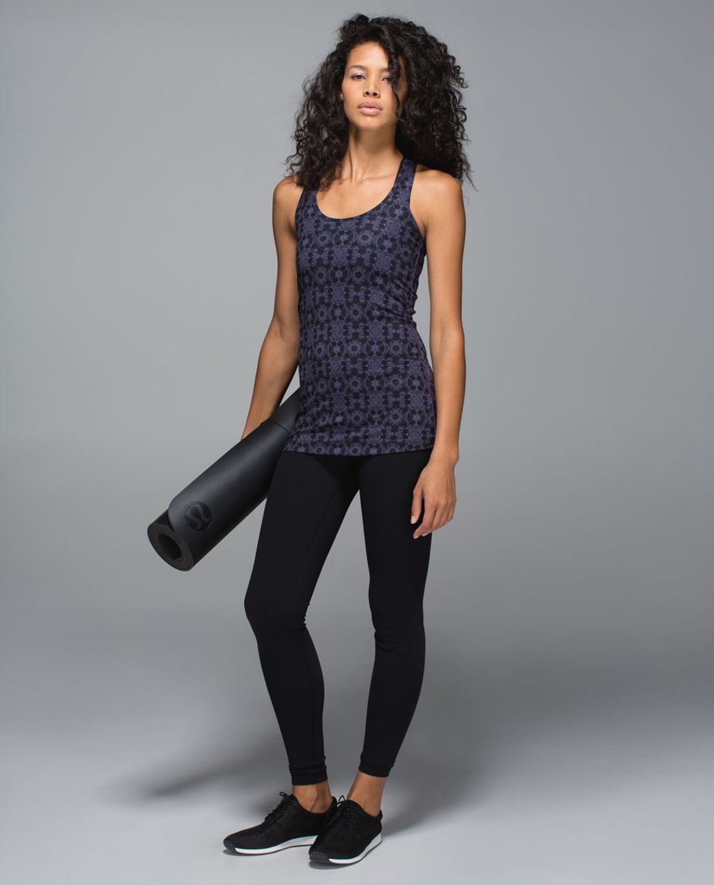 Lululemon Cool Racerback - Mini Prisma Nightfall Black Grape