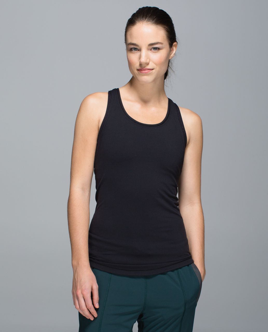 Lululemon Think Fast Tank - Black - lulu fanatics