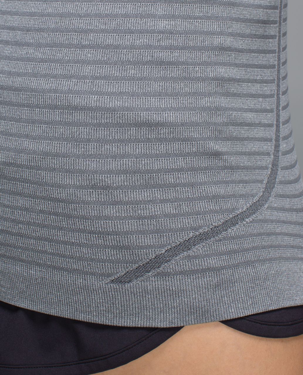 Lululemon Run:  Swiftly Tech Tank - Rugby Stripe Tonal Heathered Slate