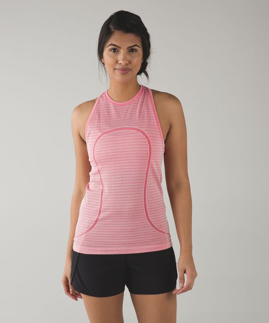 Lululemon Run: Swiftly Tech Tank - Heathered Angel Blue - lulu fanatics