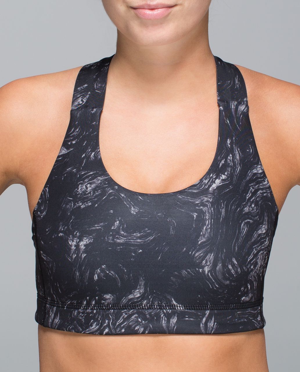 Lululemon All Sport Bra - Arsenal Ambient Grey Black