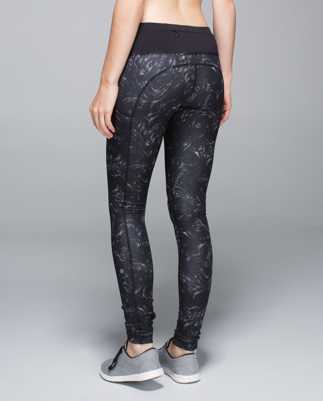 Lululemon Speed Tight II Full-On Length Luxtreme Arsenal Ambient Black Grey  4