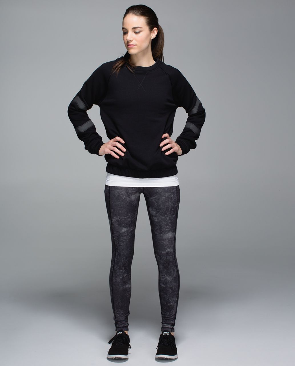 Lululemon Speed Tight II *Full-On Luxtreme - Sequin Snake Slate Black / Black