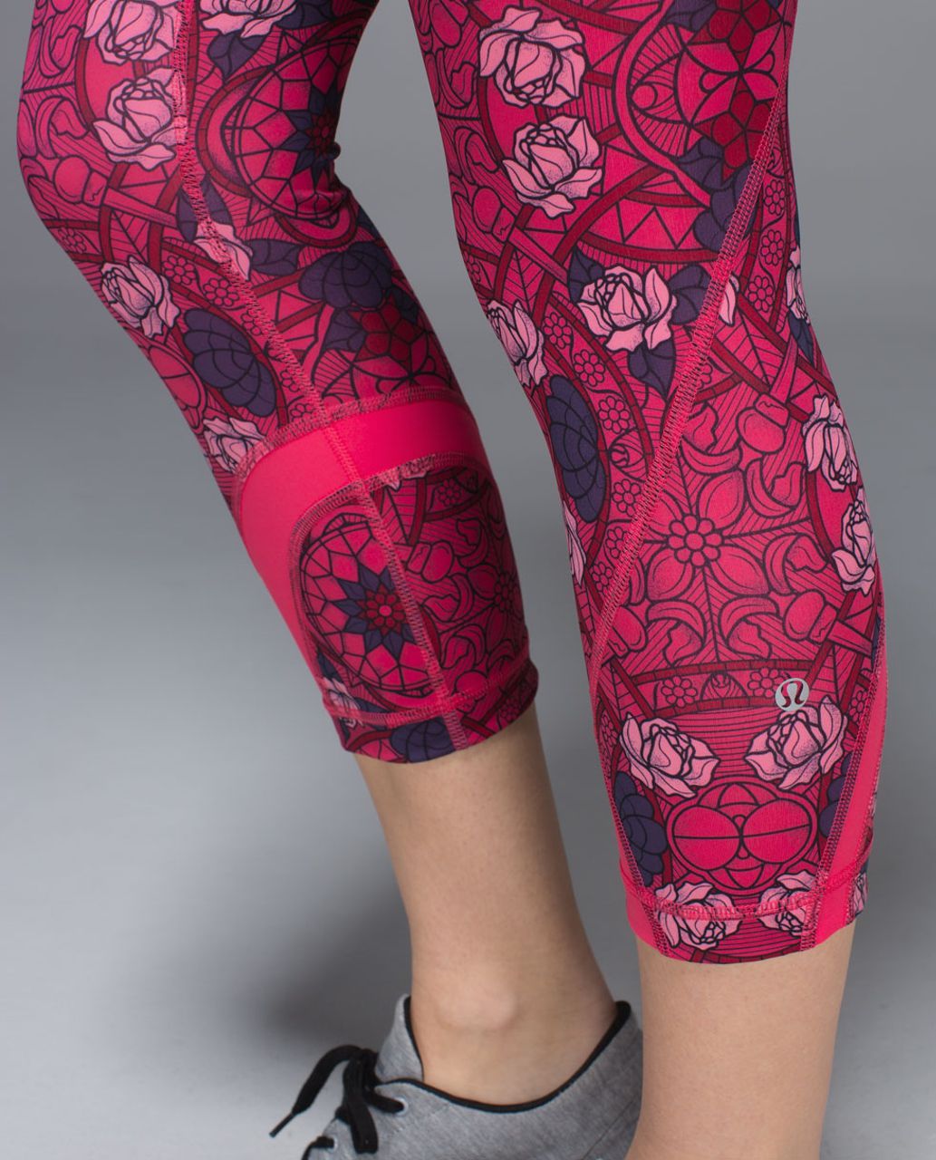 Lululemon X Soul Cycle Run Inspire Crop II Full On Luxtreme Mesh Leggings  Sz 10