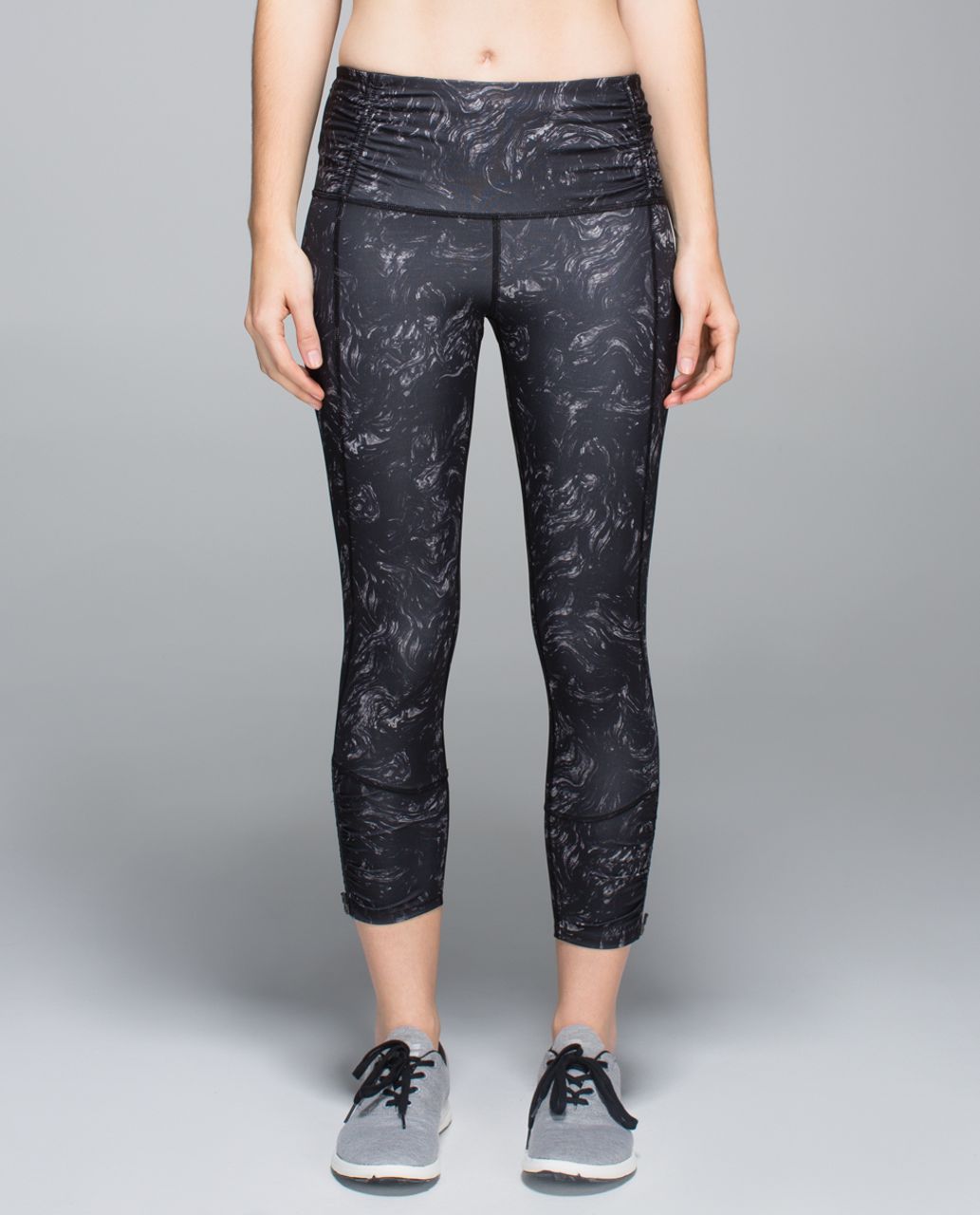 Lululemon Runday Crop *Full-On Luxtreme Leggings Arsenal Ambient