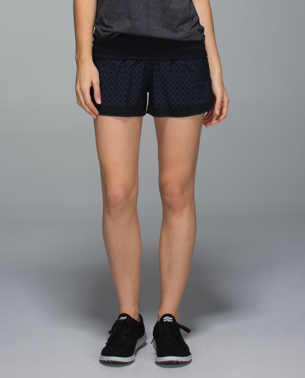 Lululemon Ready To Roll Short - Flipped Soul Geo Black Inkwell / Black