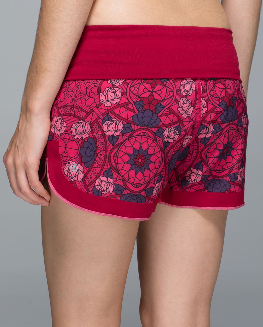 Lululemon Ready To Roll Short - Prisma Multi Guava Lava Boom Juice / Deepest Cranberry