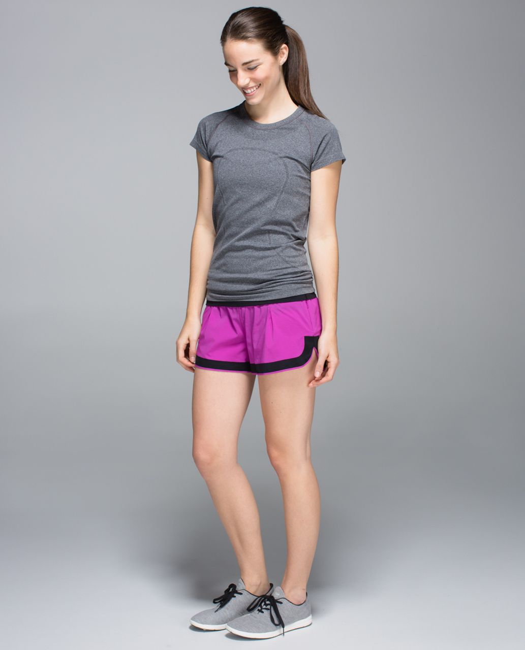 Lululemon Ready To Roll Short - Ultra Violet / Black