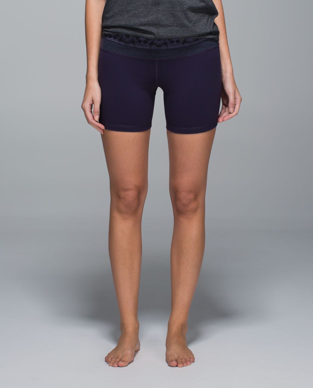 Lululemon Groove Short *Full-On Luon (Regular) - Black Grape / Mini Prisma Nightfall Black Grape / Diamond Jacquard Space Dye Black Nightfall