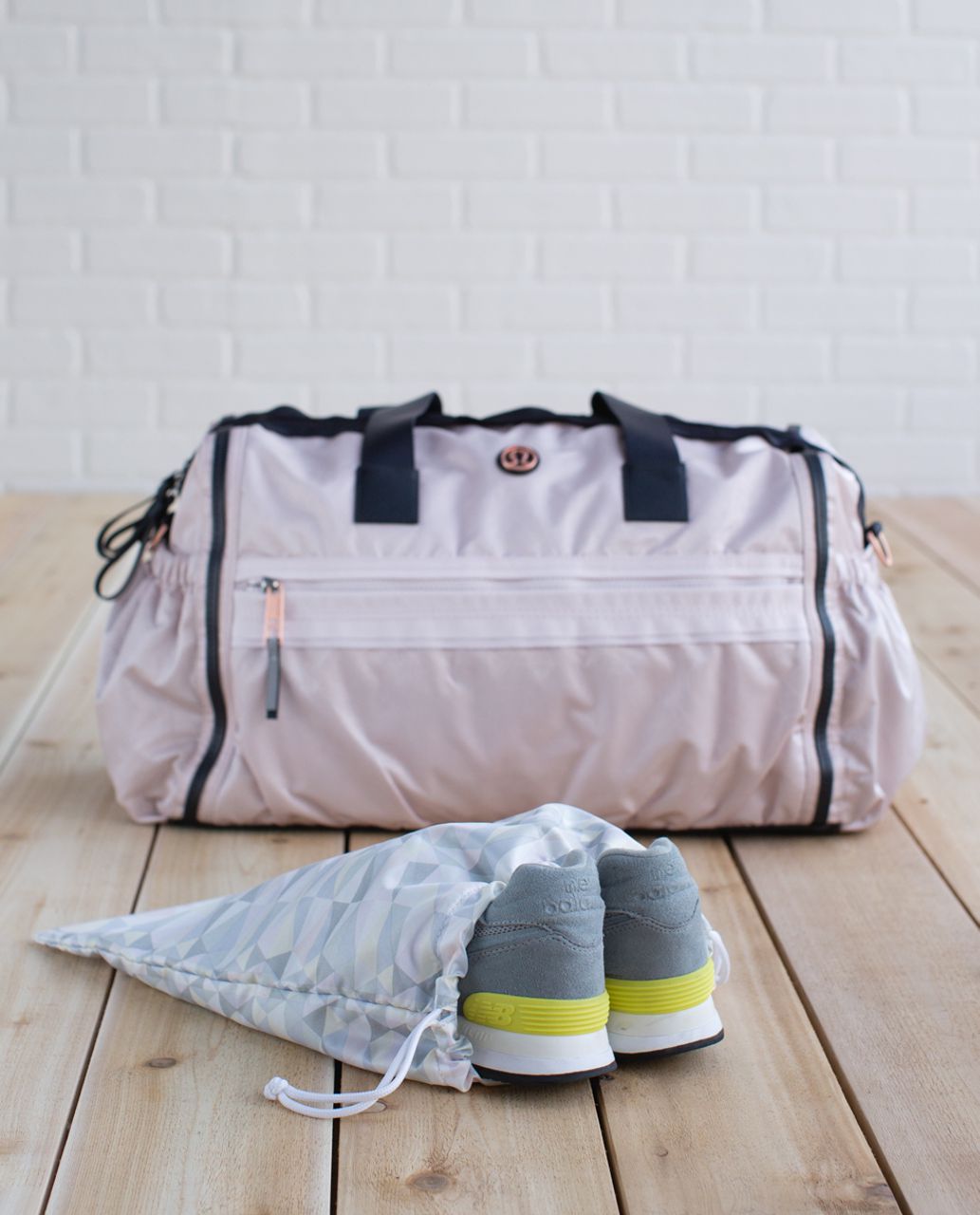 Lululemon Weekend Warrior Bag - Prisma Embossed Neutral Blush / Deep Coal