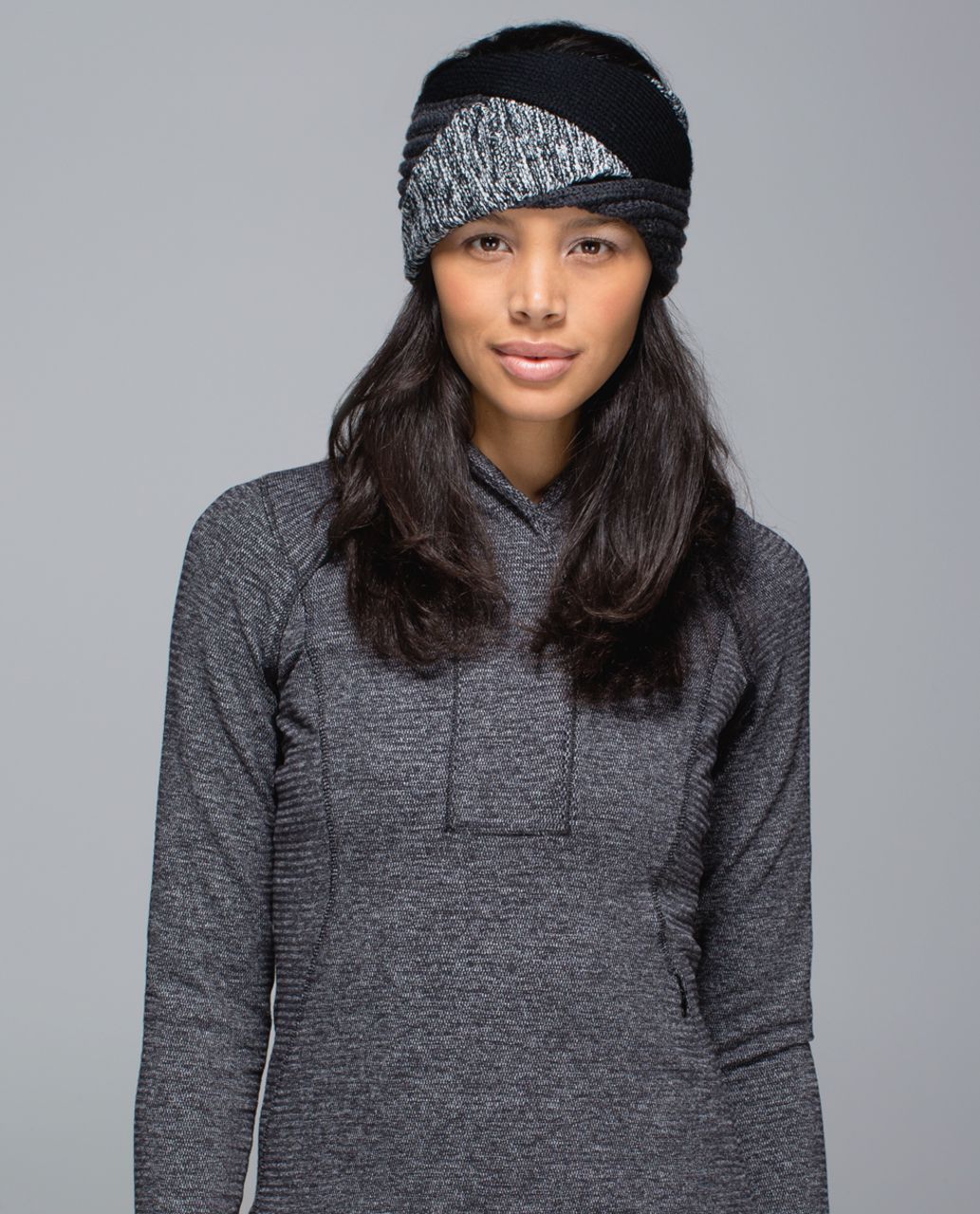 Lululemon Totally Toasty Ear Warmer - Black / Heathered Nimbus / Heathered Black