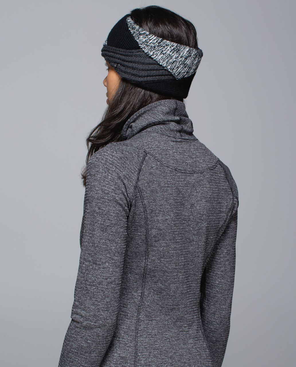 Lululemon Fleece-Lined Knit Ear Warmer - Heathered Everglade Green