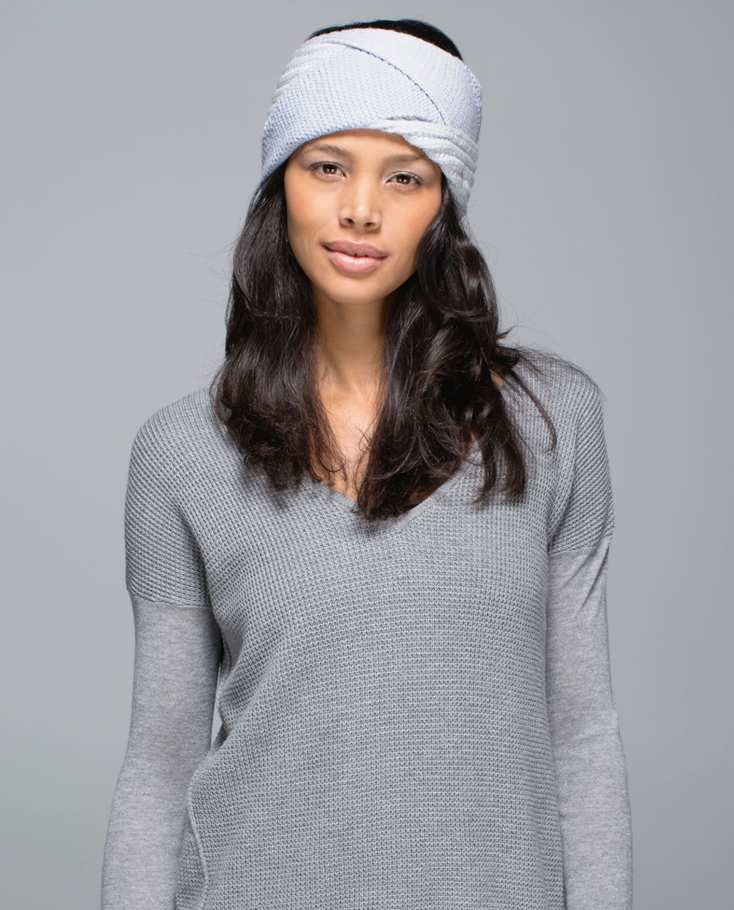 Lululemon Totally Toasty Ear Warmer - Nimbus / Heathered Early Blue / Heathered Early Blue / Heathered Nimbus