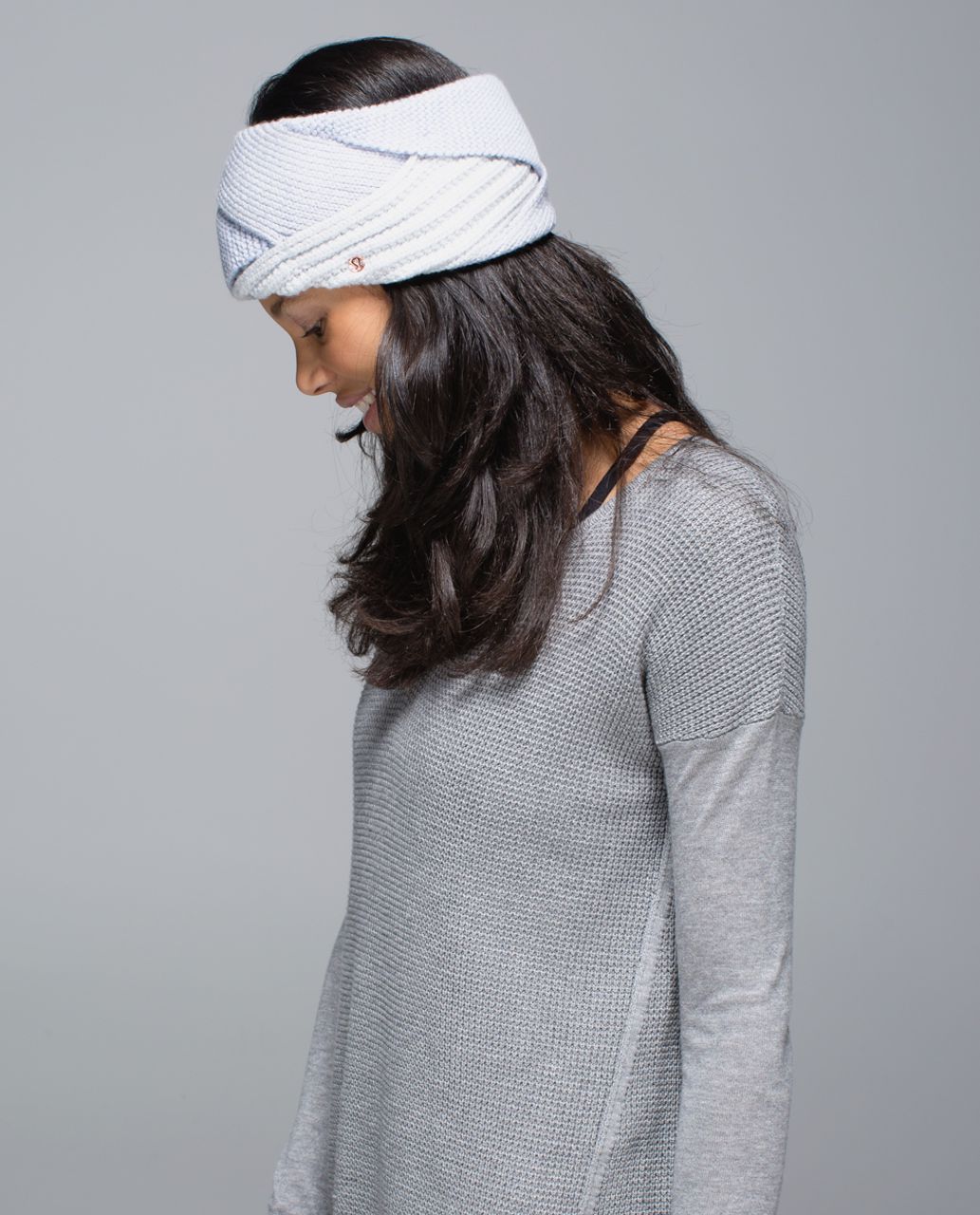 Lululemon Totally Toasty Ear Warmer - Nimbus / Heathered Early Blue / Heathered Early Blue / Heathered Nimbus