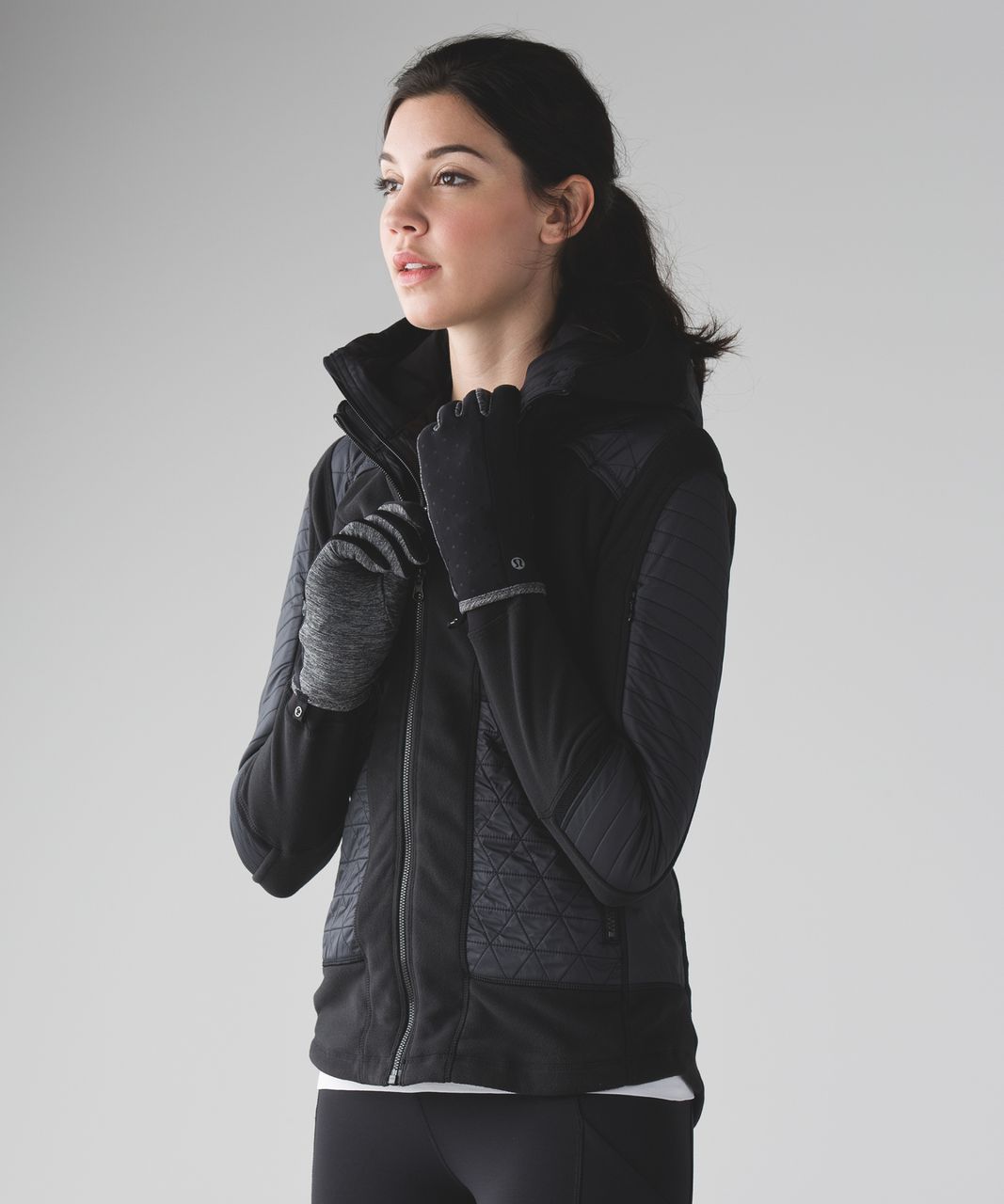 Lululemon Frosty Run Gloves *Reflective - Black