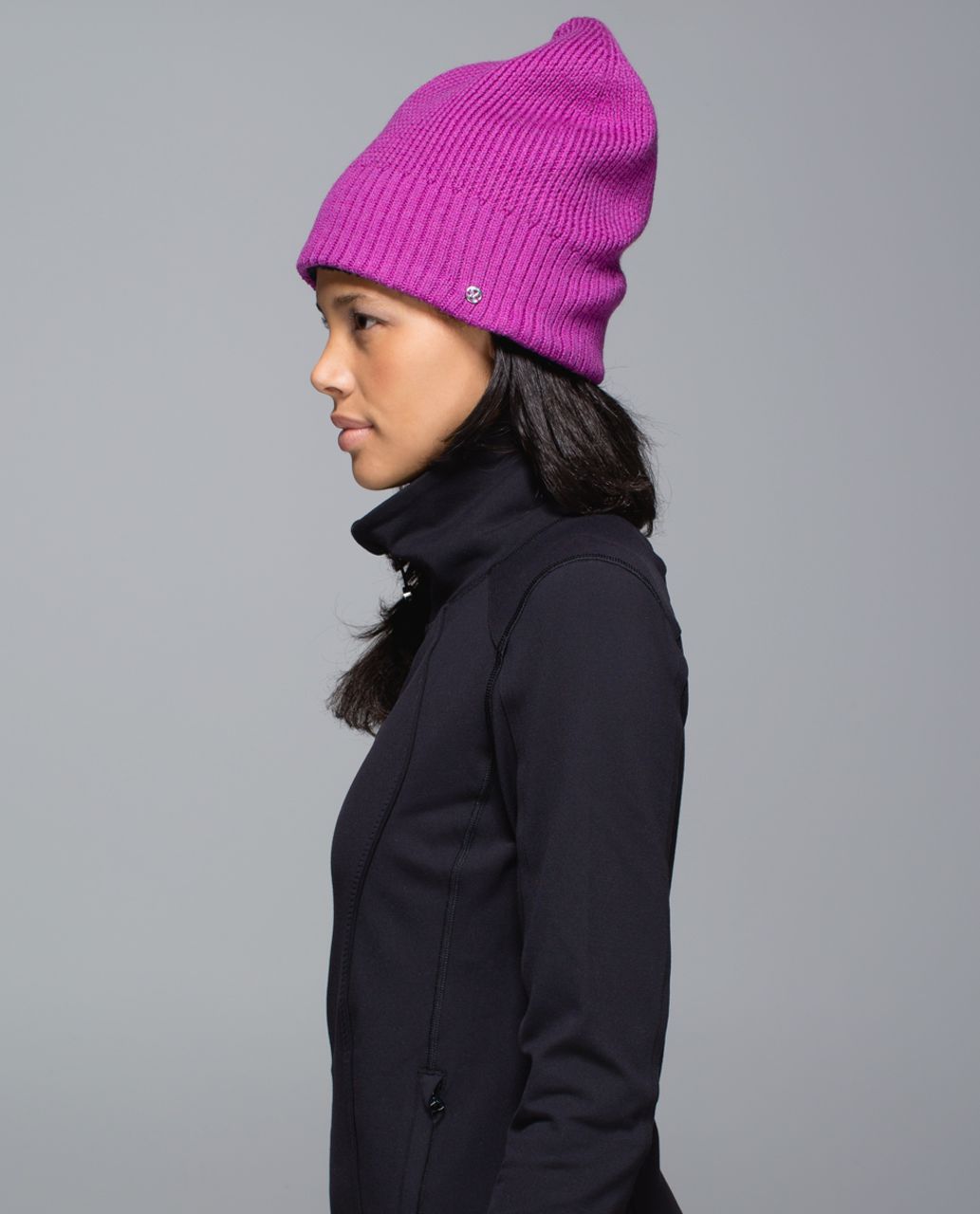 Lululemon Totally Toasty Toque - Heathered Ultra Violet / Deep Coal