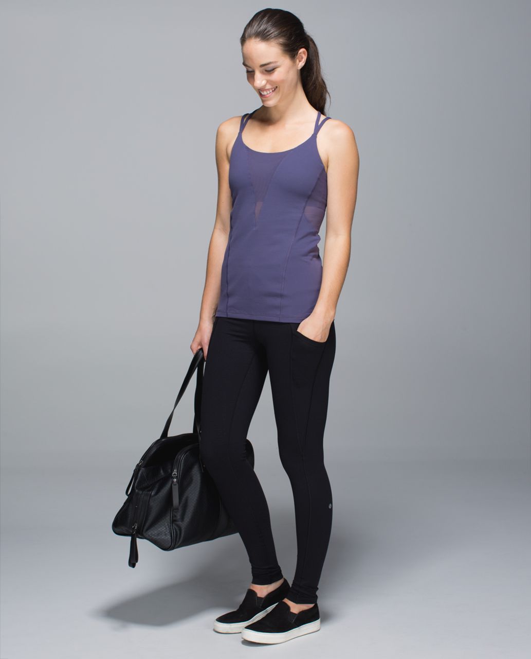 Lululemon Exquisite Pant - Shine Dot Black / Black