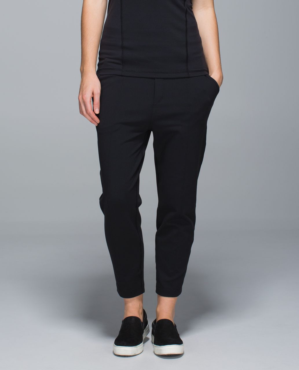 Lululemon Exquisite Trouser Crop - Black /  Black