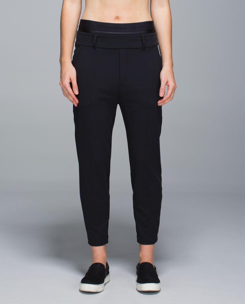 Lululemon Exquisite Trouser Crop - Black /  Black