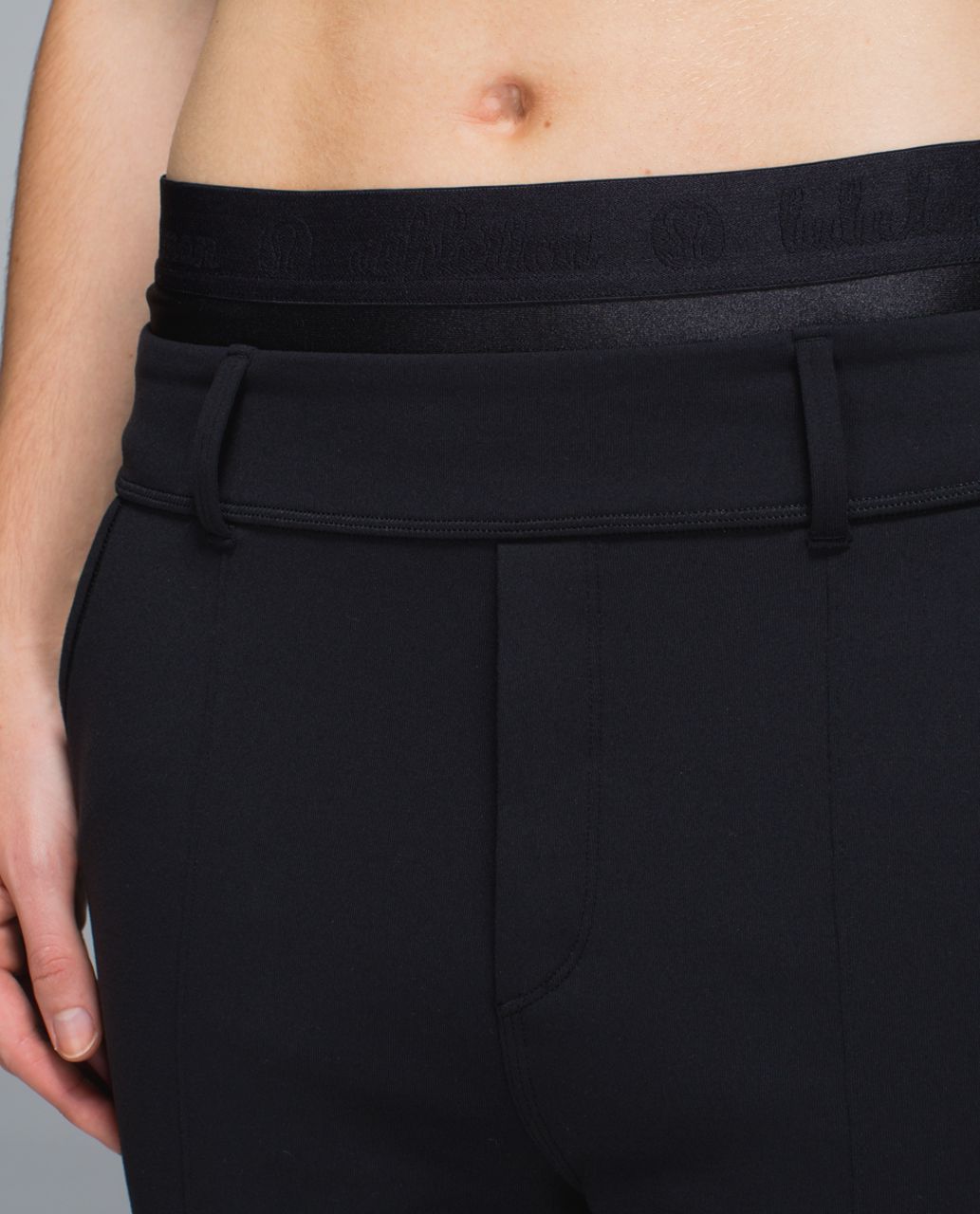 Lululemon Exquisite Trouser Crop - Black /  Black