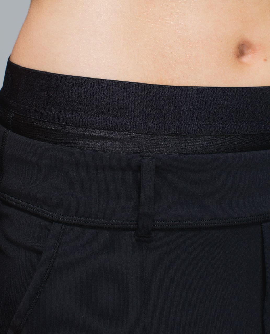 Lululemon Exquisite Trouser Crop - Black / Black - lulu fanatics