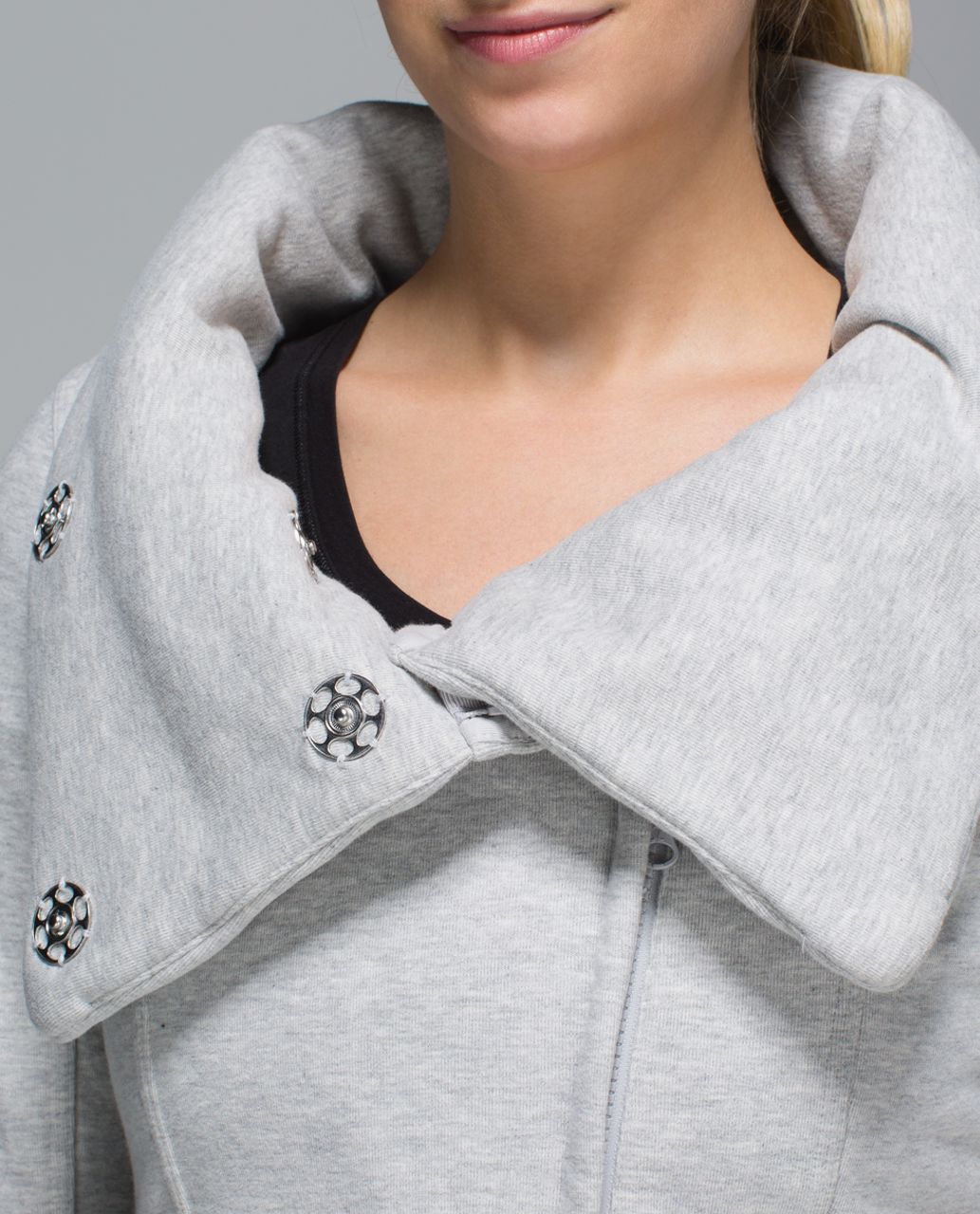 Lululemon Karmacollected Jacket - Heathered Light Grey - lulu fanatics