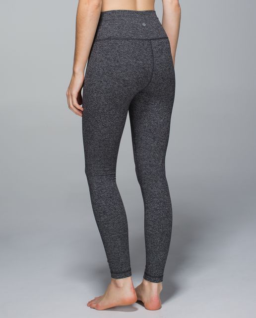 Lululemon High Times Pant - Giant Herringbone Black Heathered Black ...