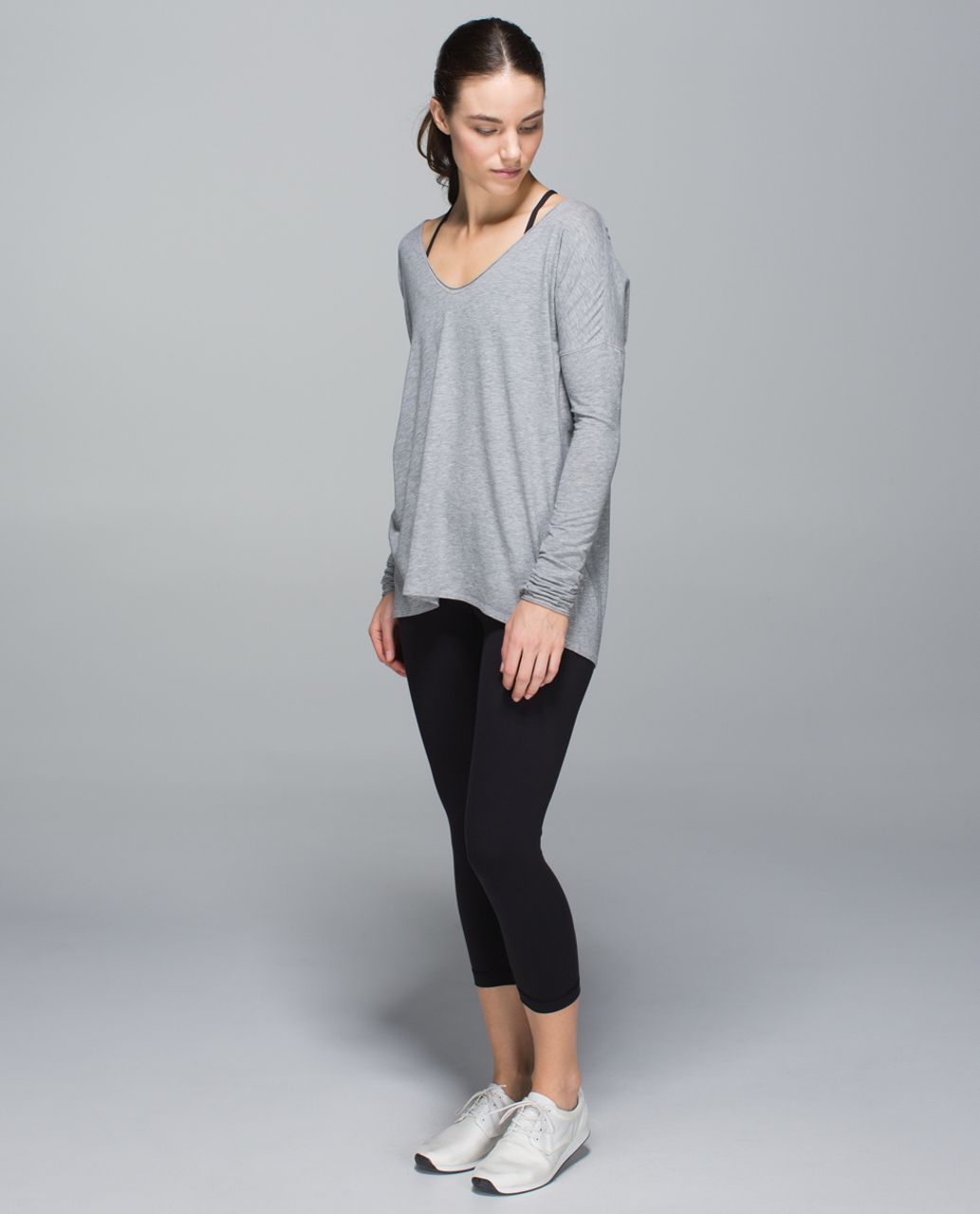 Lululemon Wunder Under Crop *Full-On Luon - Black / Wi14 Quilt 12