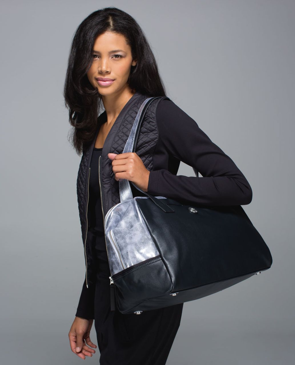 Lululemon Urban Sanctuary Bag - Deep Coal / Early Blue