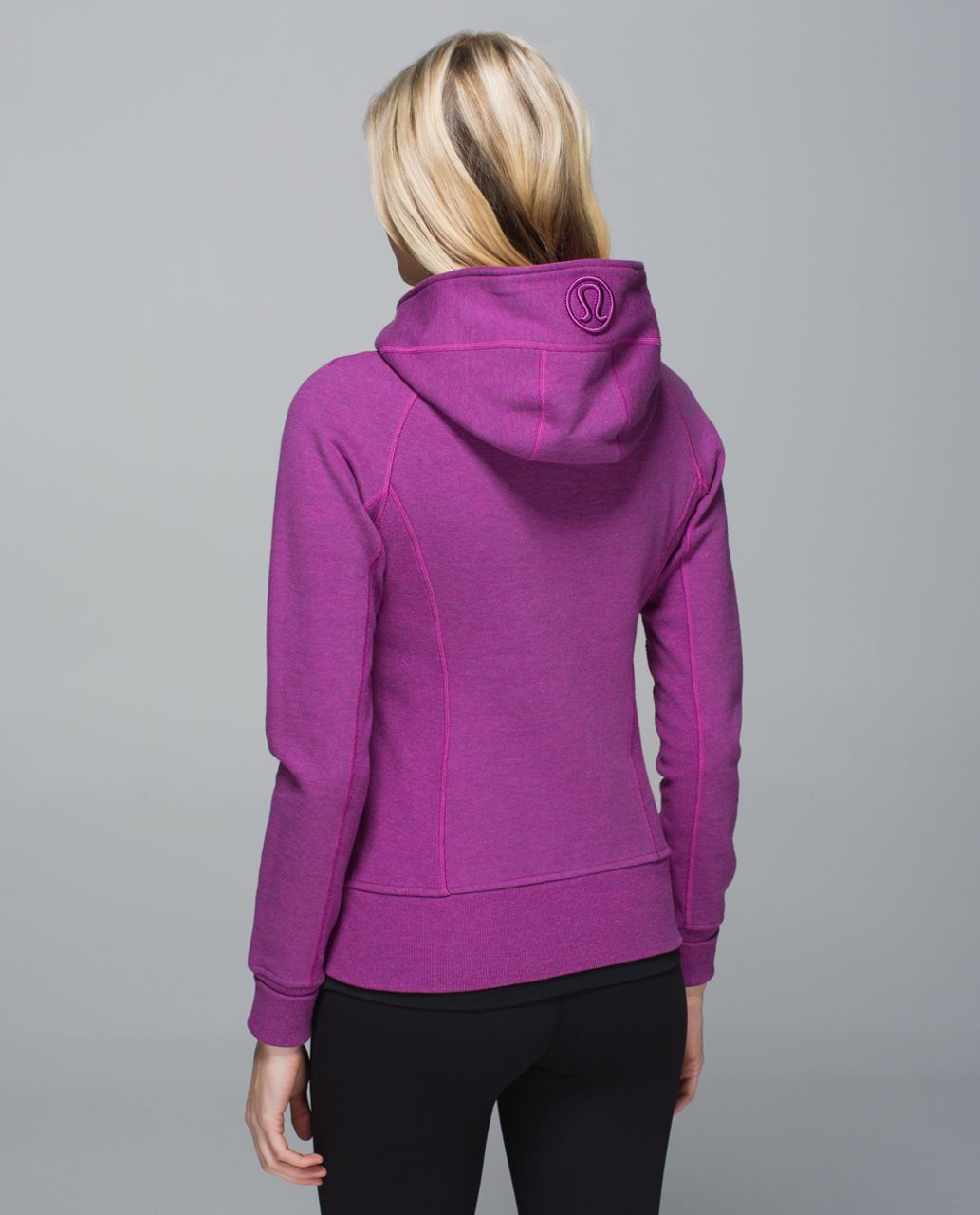 Lululemon Scuba Hoodie II - Heathered Marled Ultra Violet / Ultra Violet