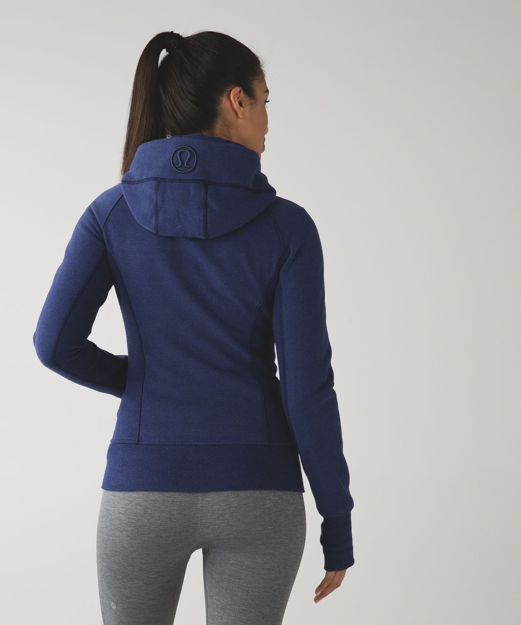 Lululemon Scuba Hoodie II - Heathered Dark Grey / Black - lulu fanatics