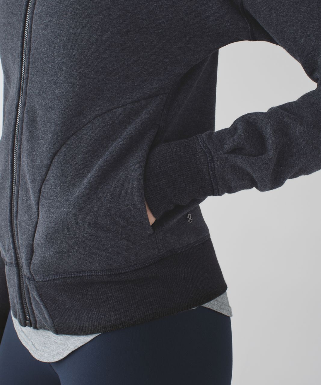 Lululemon Hug It Out Jacket - Heathered Black