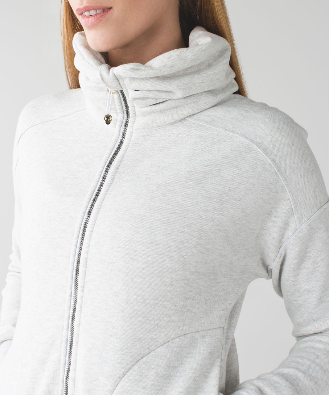 Lululemon Hug It Out Jacket - Heathered White