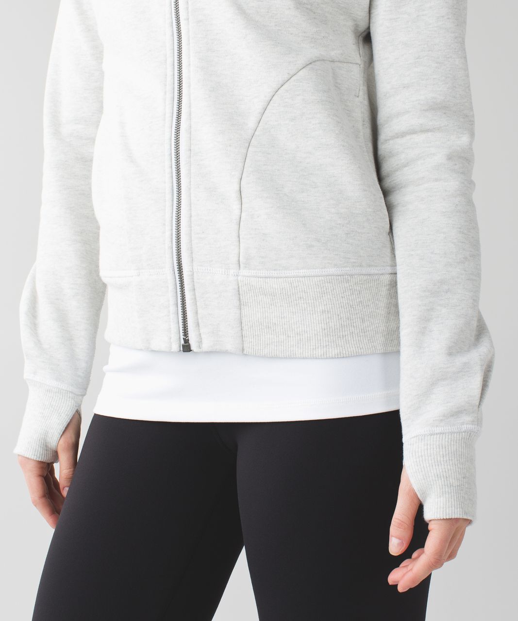 Lululemon Hug It Out Jacket - Heathered White