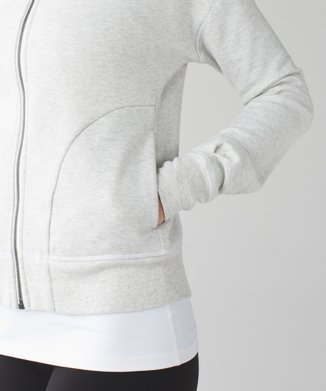 Lululemon Hug It Out Jacket - Heathered White