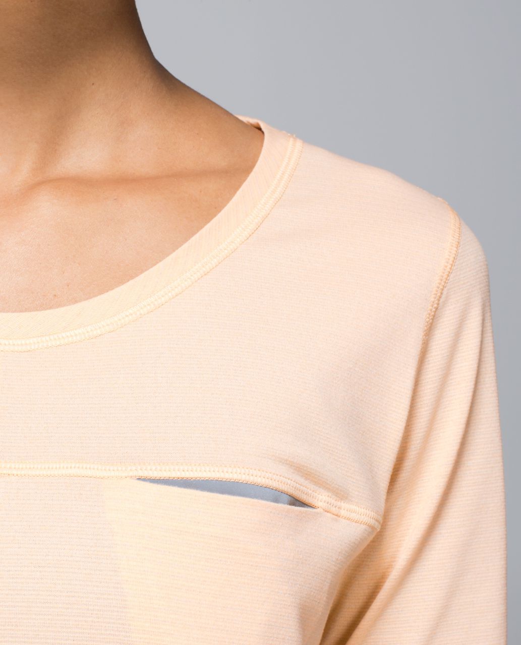 Lululemon Run Away Tee - Heathered Peach Fuzz