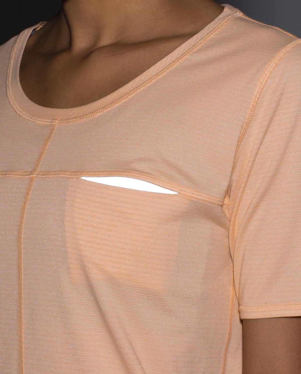 Lululemon Run Away Tee - Heathered Peach Fuzz