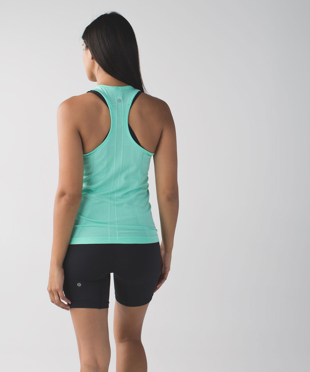 Lululemon Swiftly Tech Racerback - Heathered Menthol