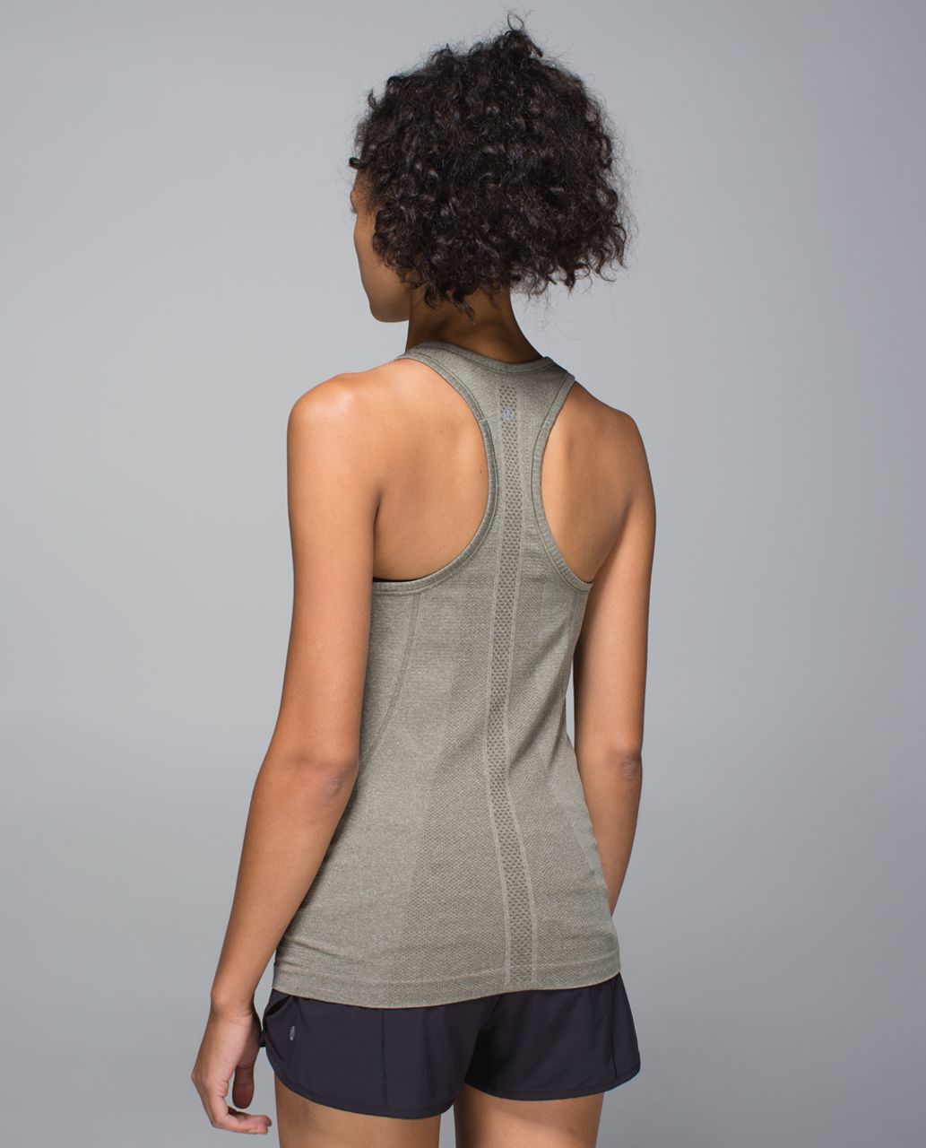 Lululemon Run:  Swiftly Tech Racerback - Heathered Fatigue Green