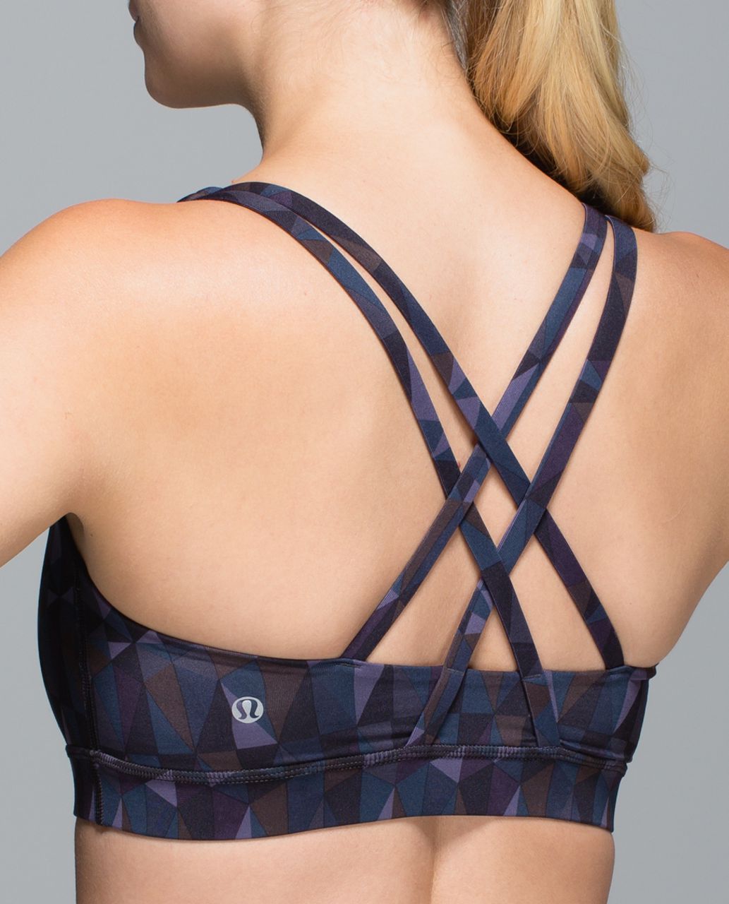 Lululemon Energy Bra - Stained Glass Love Nightfall Black - lulu fanatics