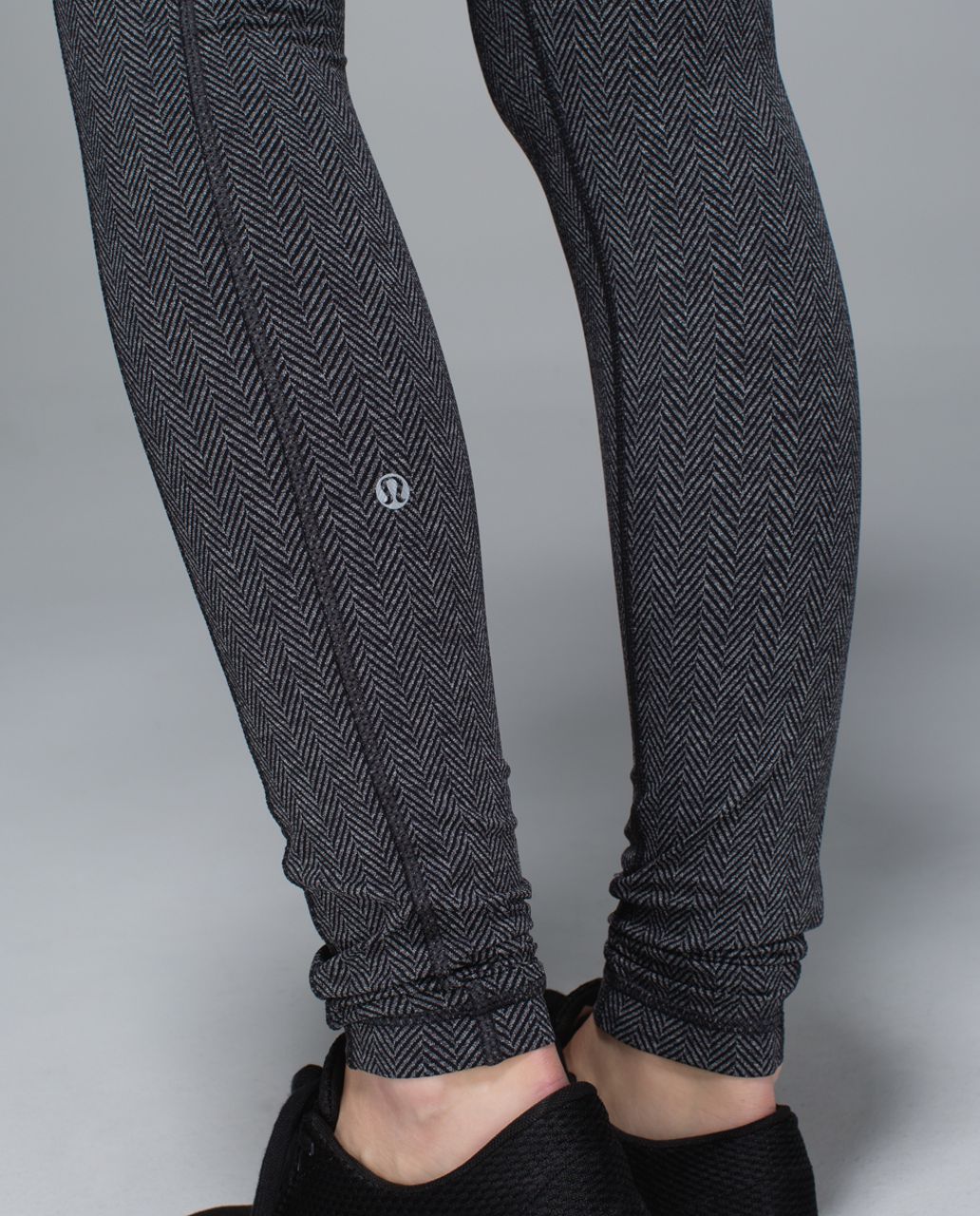 Lululemon Speed Tight II - Giant Herringbone Black Heathered Black / Black  - lulu fanatics