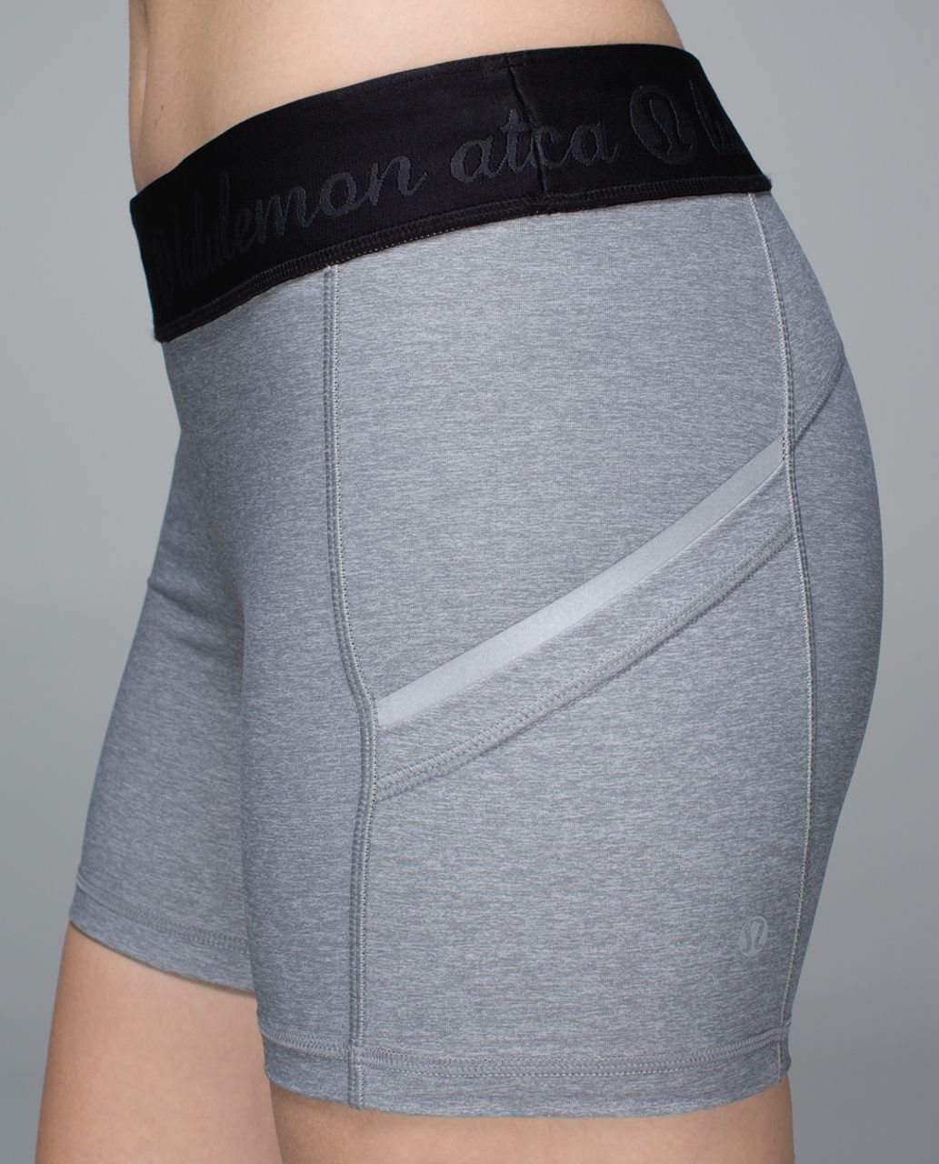 Lululemon What The Sport Short - Heathered Slate