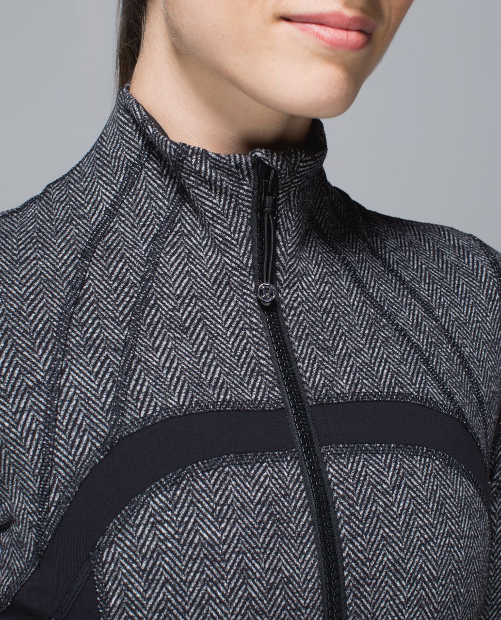 Lululemon Define Jacket - Giant Herringbone Black Heathered Black / Black -  lulu fanatics