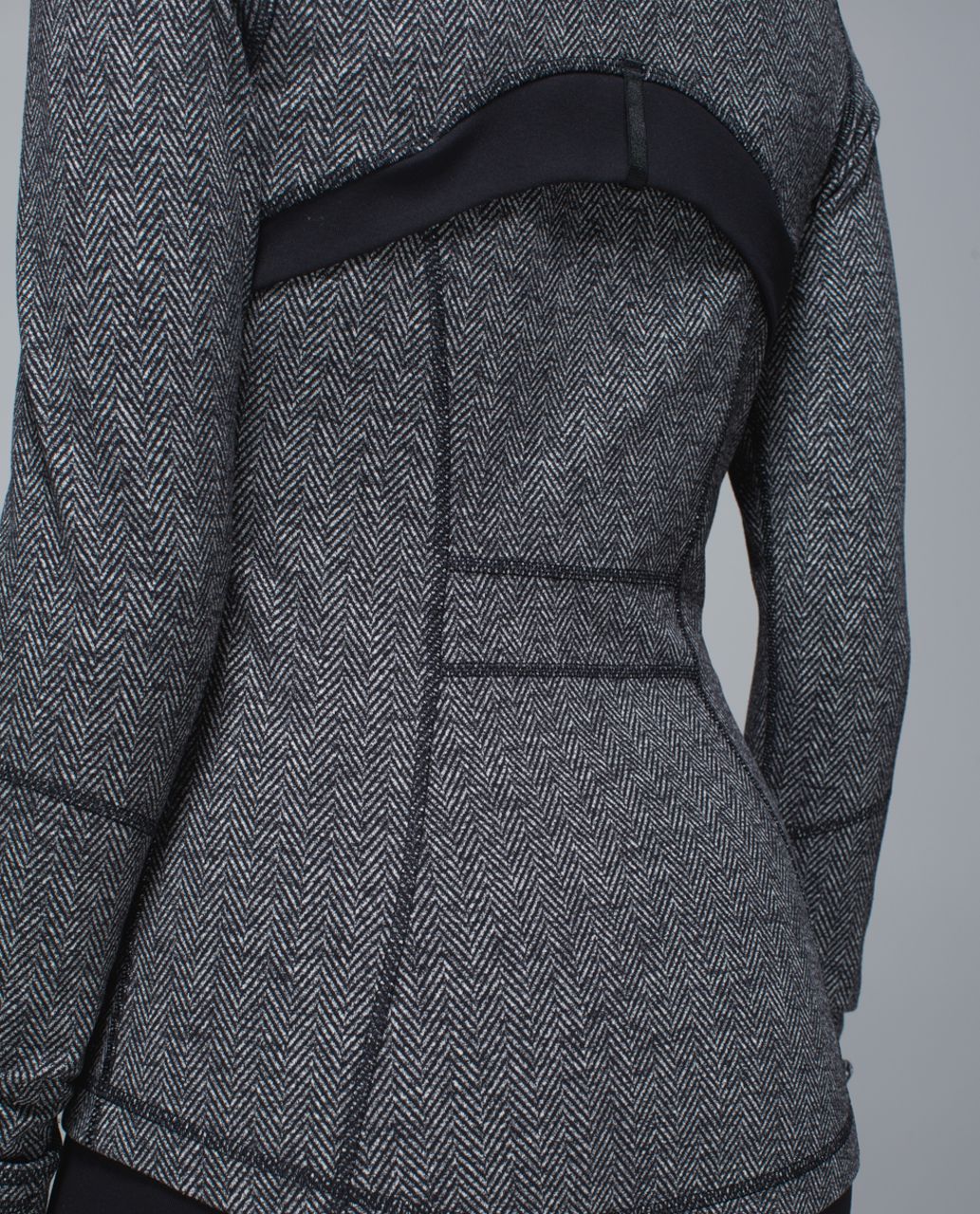 Lululemon Define Jacket - Giant Herringbone Black Heathered Black / Black -  lulu fanatics