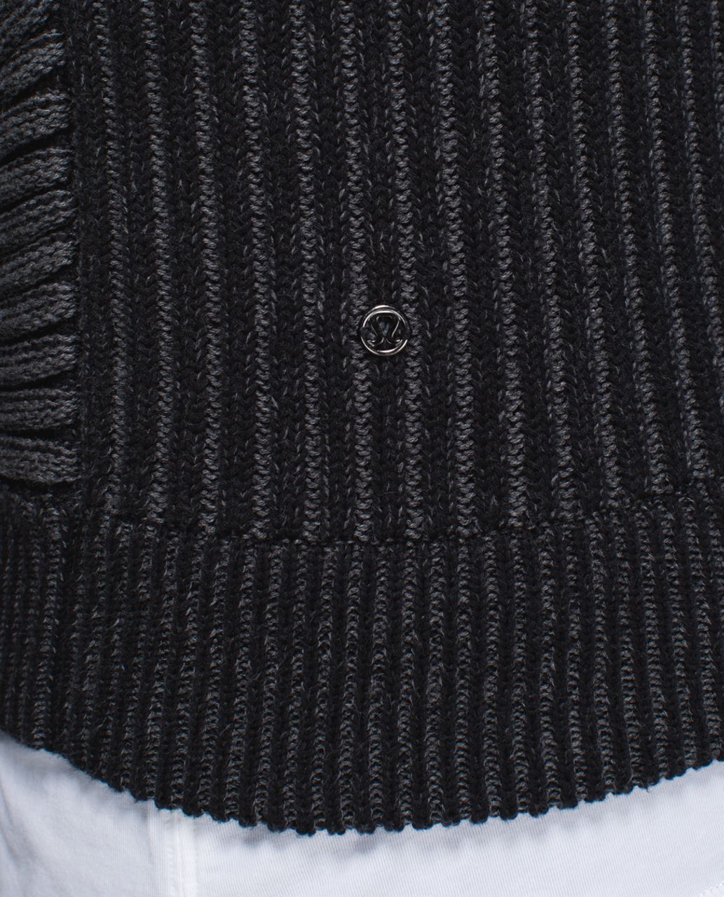 Lululemon Embrace Hoodie *Knit - Black / Heathered Dark Grey - lulu ...