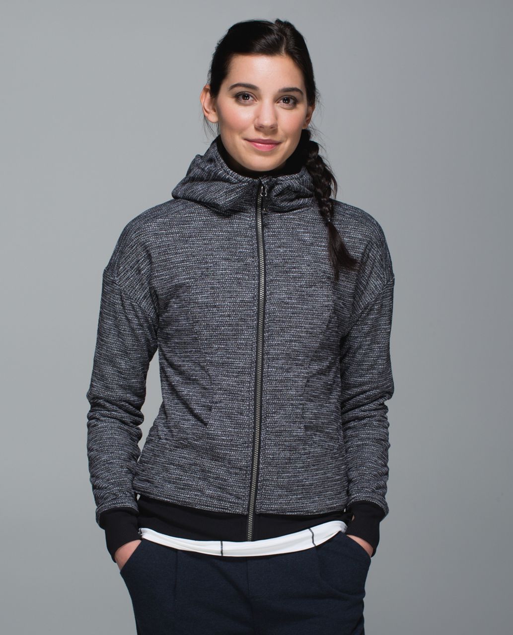 Lululemon Embrace Hoodie *Luscious - Coco Pique Black / Black