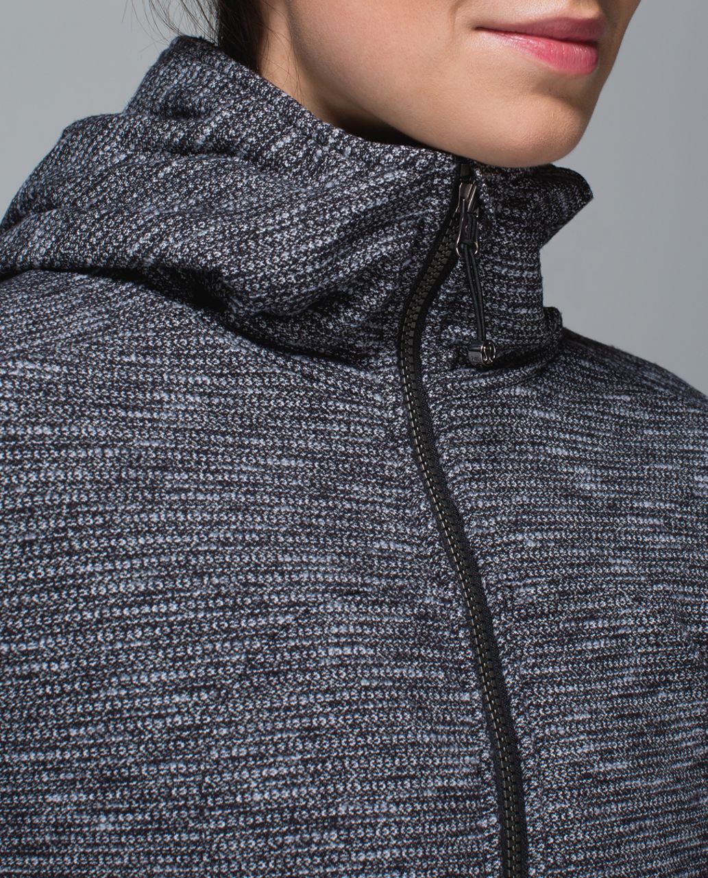 Lululemon Embrace Hoodie *Luscious - Coco Pique Black / Black